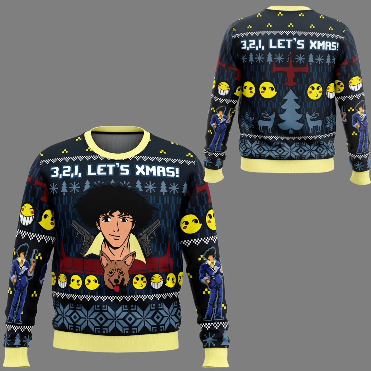 25/26 Hot Selling New Star Cowboy Theme Series Ugly Sweater Family Christmas Party Hoodie Enlarged Adult Autumn/Winter Top