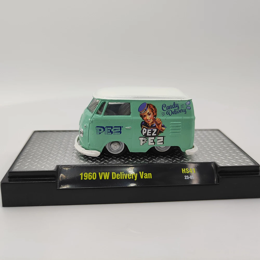 Diecast M2 1/64 Bilancia 1960 VW Delivery Van T1 Modello di Auto In Lega Da Collezione Giocattolo Regalo Souvenir Display Ornamento