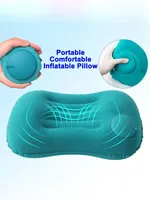 Portable And Comfortable Inflatable Pillows Camping Pillows Swimming Pool Pillows Super Soft Car Pillows Neck And Waist Support