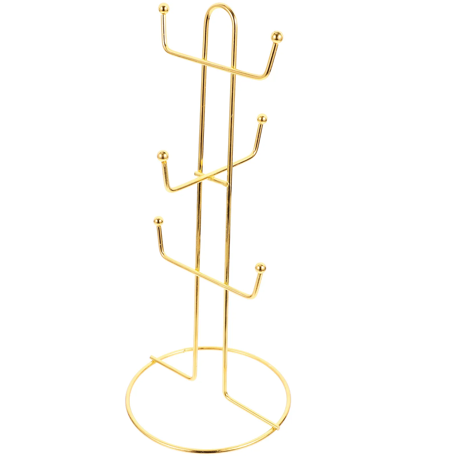 

Metal Mug Tree Holder 6-Hook Coffee Cup Organizer Stand Kitchen Countertop Storage Rack Mug Tree Coffee Cup Holder