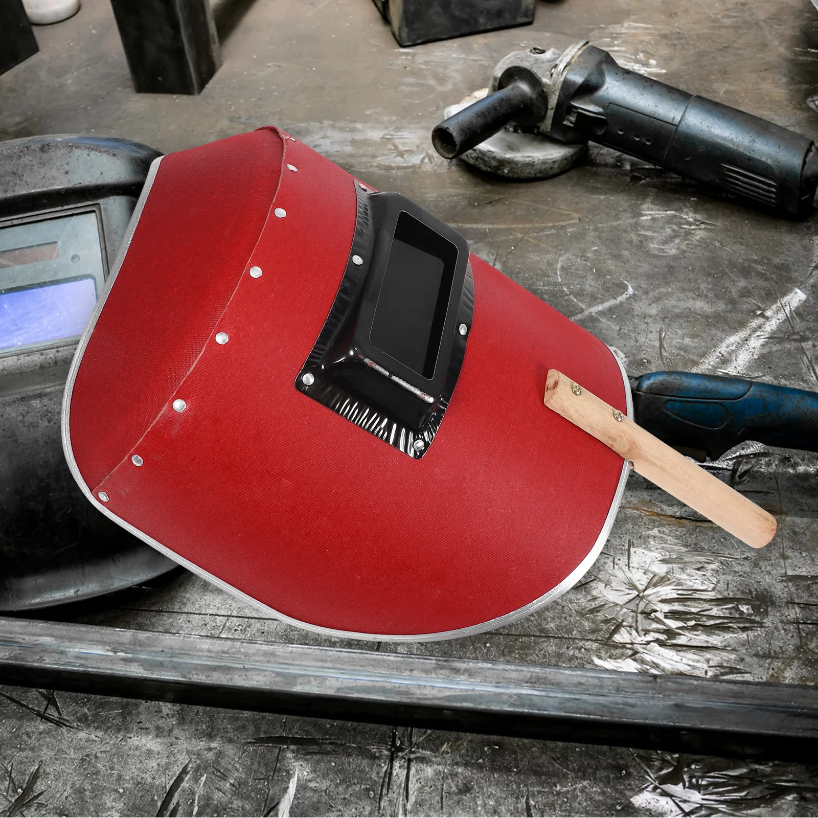 قناع وجه لحام كهربائي، واقي لحام محمول لقطع اللحام بدرجة حرارة عالية #5