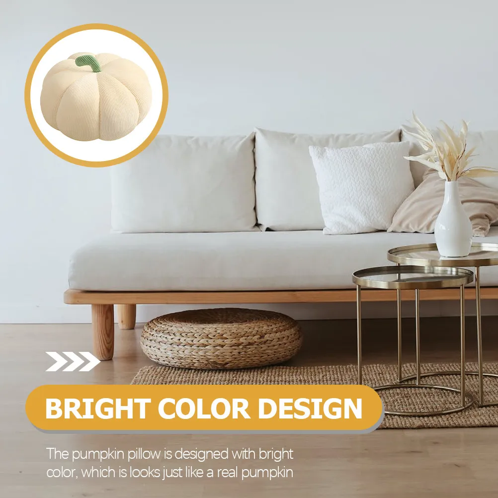 

Pumpkin Throw Pillow Soft Cozy Pumpkin Sofa Cushion Halloween Thanksgiving Decorative Pillow Gift for Girlfriend Home Party