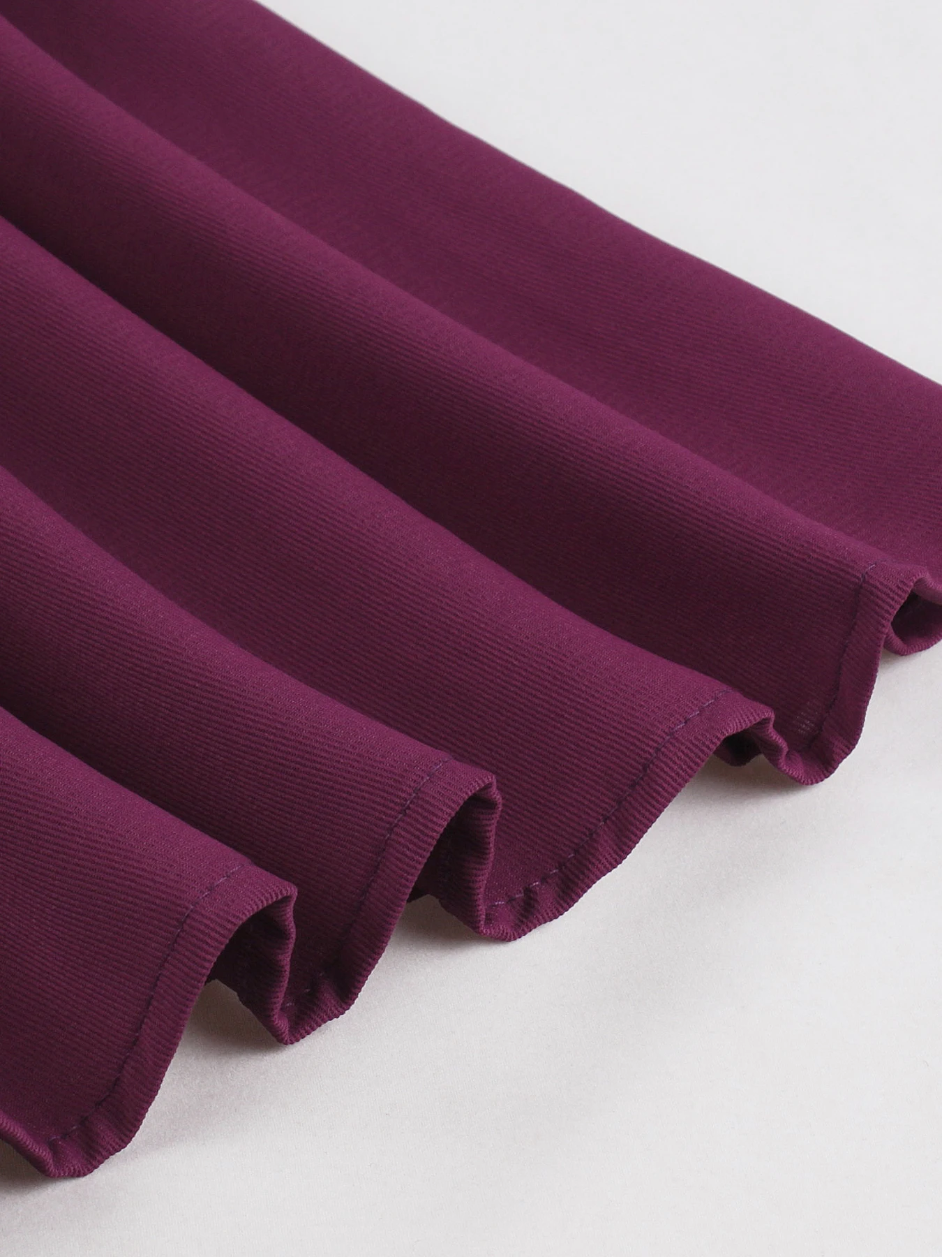 Tonval – robe de soirée d'halloween brodée de chat bicolore noir et violet pour femmes, boutons sur le devant et robes plissées évasées