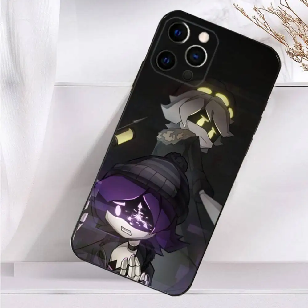 Etui na telefon Anime M-Murder D-Drones-Uzi do iPhone 16,15,14,13,12,11 Plus,Pro Max,XS,X,XR,SE,Mini,8,7 Miękki silikonowy czarny pokrowiec