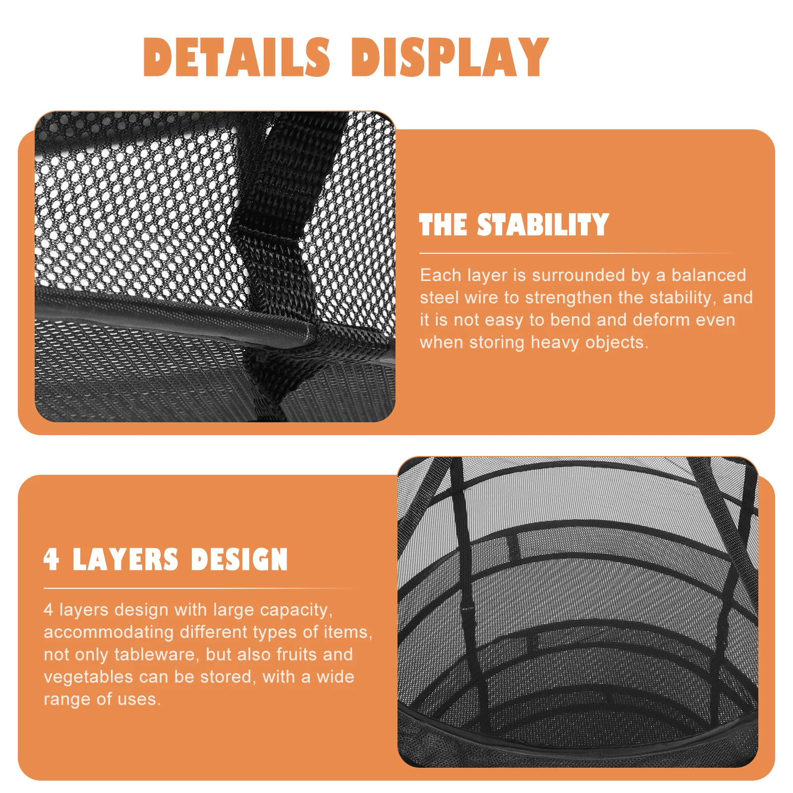 

1 set Orchard Drying Net Hanging Storage Rack Foldable Household Camping Drying Tool Gardenoutdoorflexibledrying Device