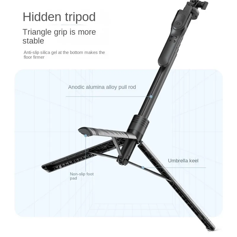 3C Founder Selfie Stick K28 Handheld Stabilizer New Mobile Phone Bluetooth Landing Live Broadcast Stand Tripod Universal 2024