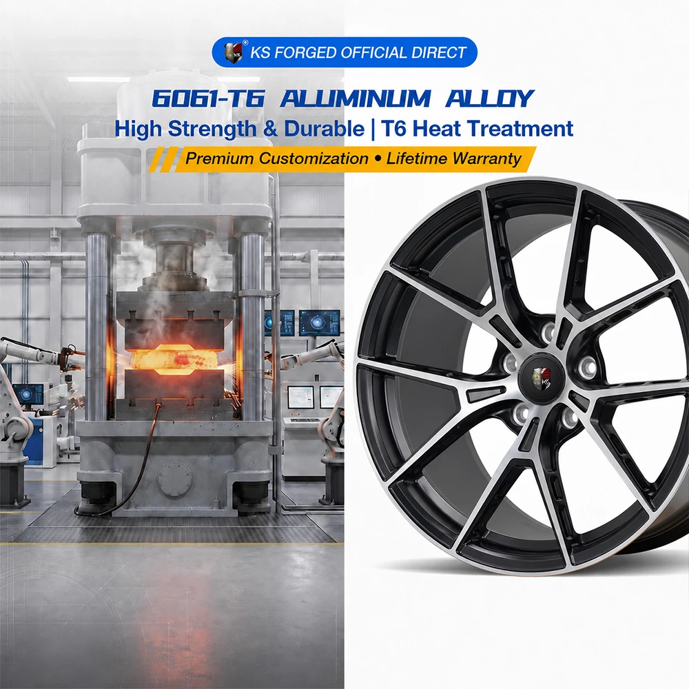 18-24 Inch High Performance 6061-T6 Forged Aluminum Alloy Wheel Rims Universal Custom Passenger Car Wheels