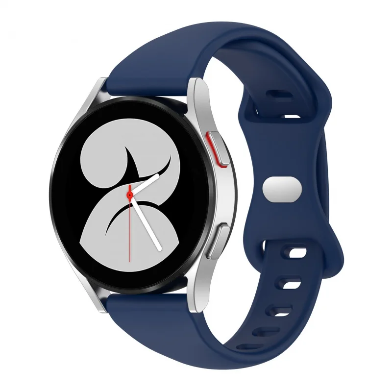 Para samsung watch4 relógio inteligente borboleta fivela de cintura silicone cinta substituição com 20/22mm