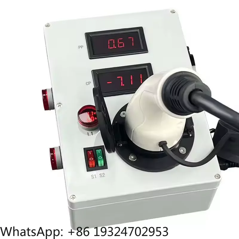 EV Vehicle Charger Simulator Portable Ev Charger Tester with Type1 Type2 G-B-T Socket
