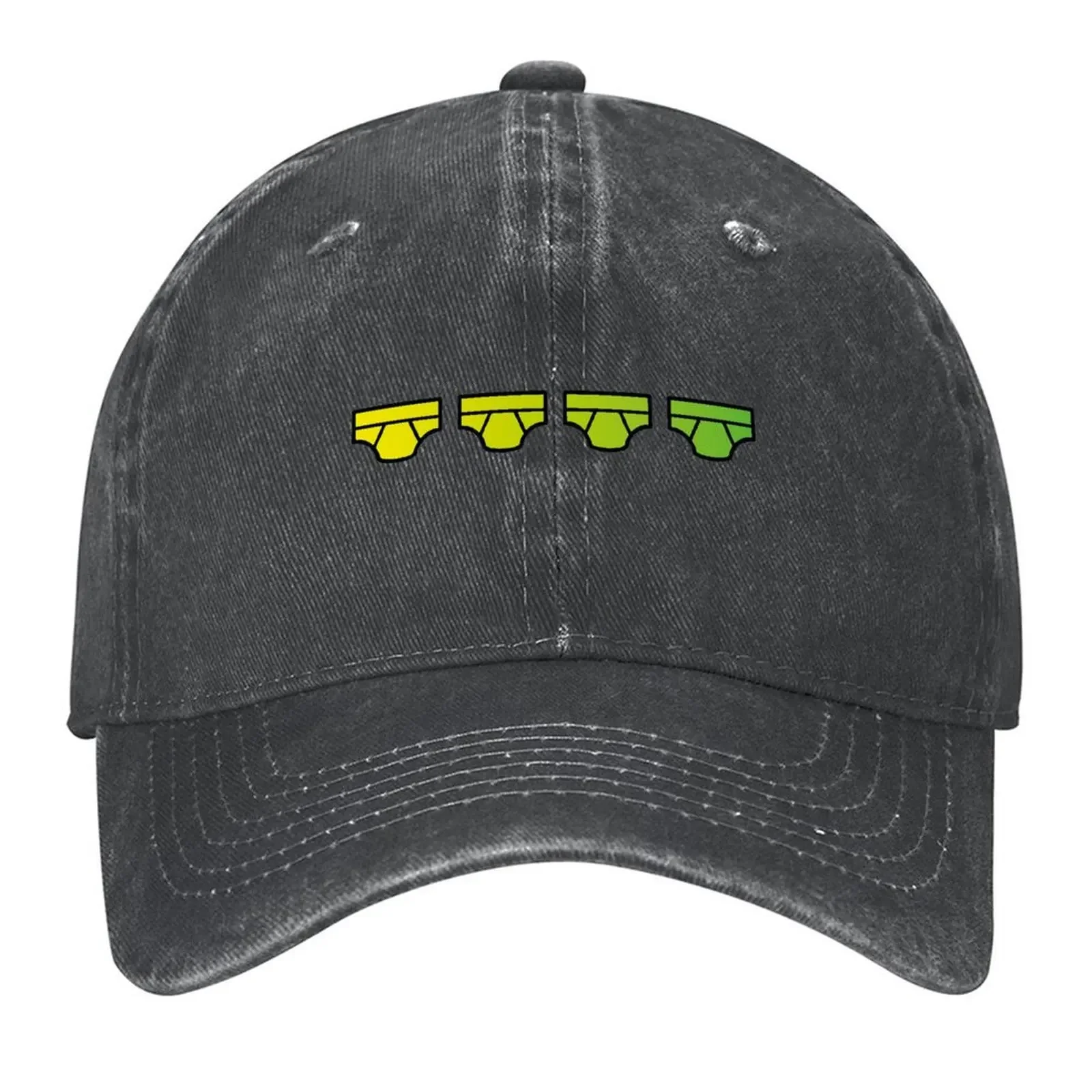 New Sleep edition gradient yellow green Baseball Cap sun caps Beach Outing tea Hat sun hat Man Women's
