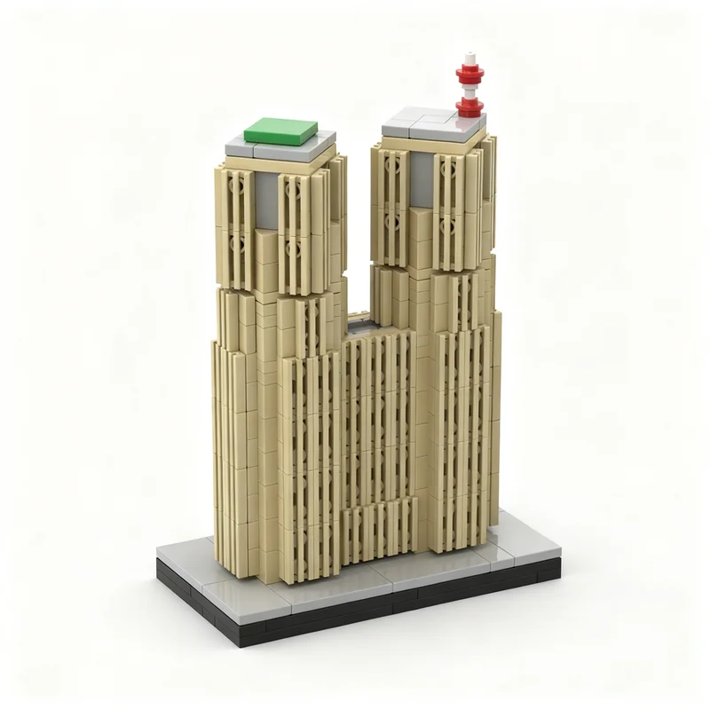

504pcs MOC 1 Tokyo Metropolitan Government Building Architecture Model Blocks Christmas Gifts Construction Toys Education Brick