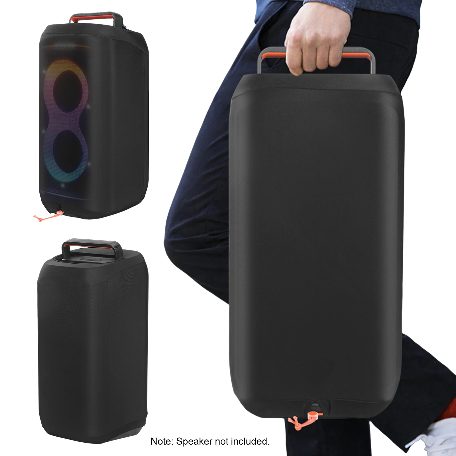 Dust Cover Protective Case for JBL Partybox 120/320/310/520/710/720/1000/Ultimates Speaker Cover Dust Case Cover w/Elastic Band view 3