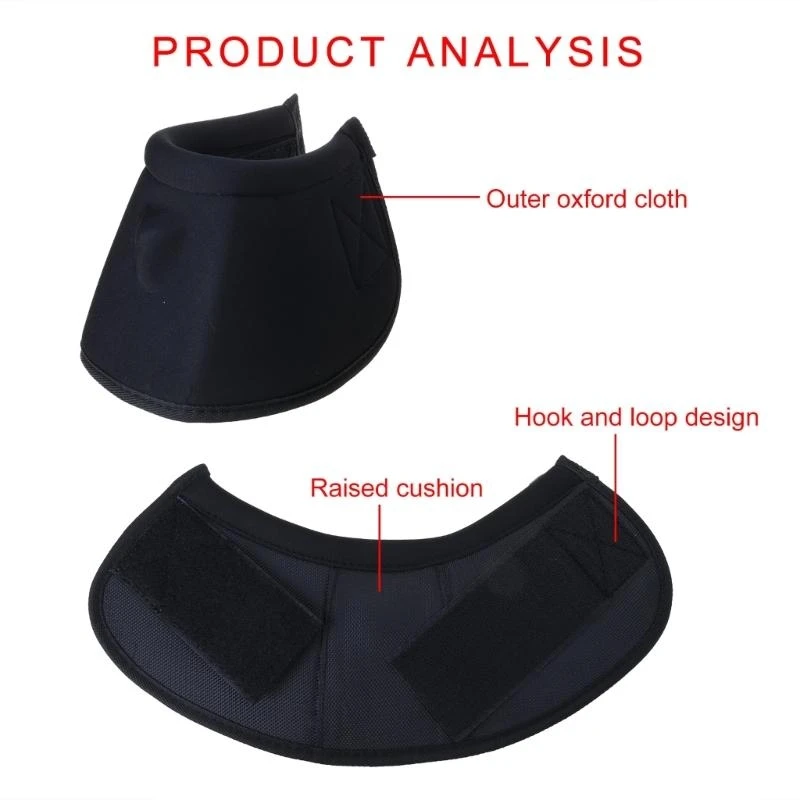 Tear Resistant Horse Protective Bells Boot Horse Hoofs Boot Soft Shells Overreach Horse Boot Protective Gear