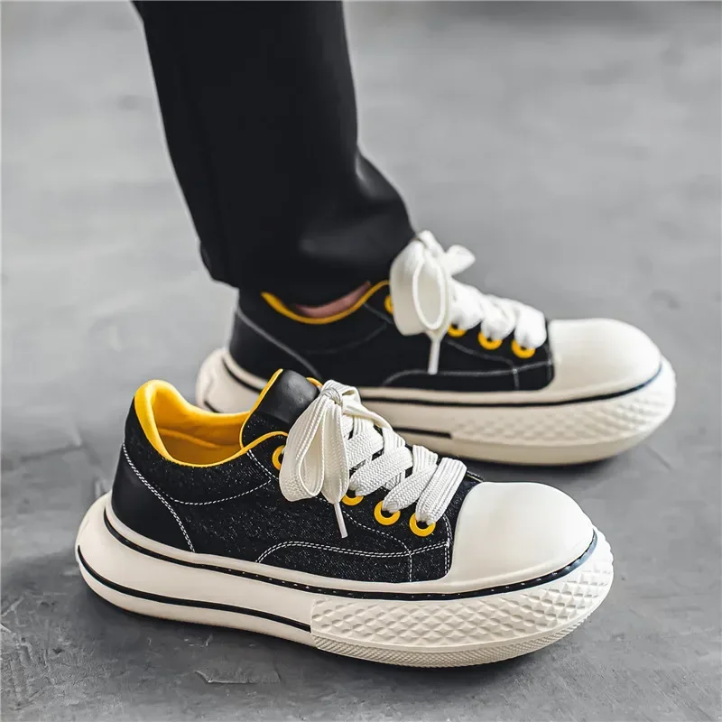 Men\'s shoes 2024 spring/summer new niche design trendy brand personalized round toe breathable lightweight casual cloth shoes