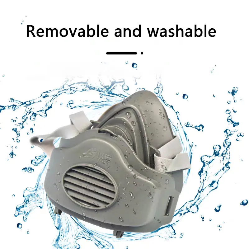 Dustproof Mask Reusable Half-face Respirator Protective Mask Used for Protection During Painting Welding Polishing Woodworking