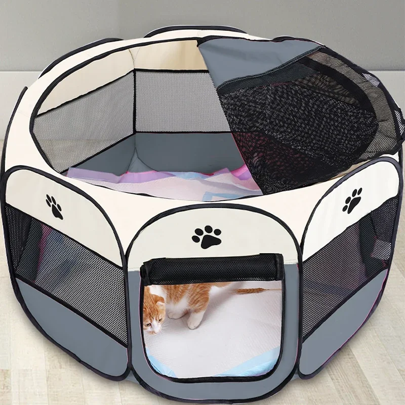 Portable perros House Large Small Dogs Outdoor Dog Cage для собак Houses For Foldable Indoor Playpen Puppy Cats Pet Dog 