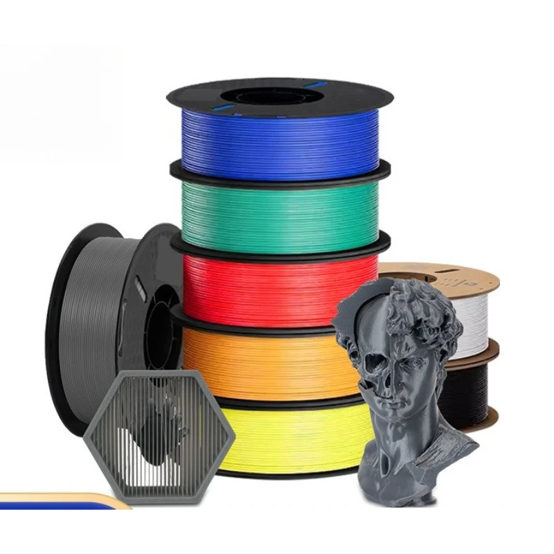 PLA 3D-printerfilament 1,75 mm 1 kg Soepele stroom Geen bespaning Geen verstopping Hoge precisie Gemakkelijk afdrukmateriaal voor FDM