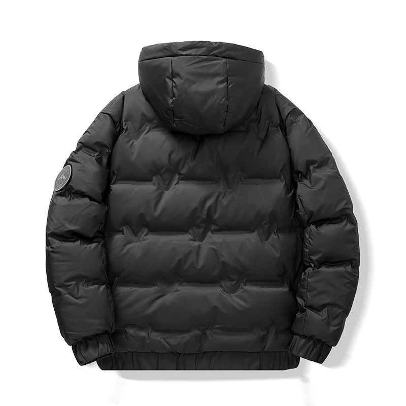 Heren Winter Warme Eendendendons Parka 'S Mode Capuchon Winddichte Overjas Wown Gewatteerd Dik Thermisch Jack Voor Mannen Maat M-4XL