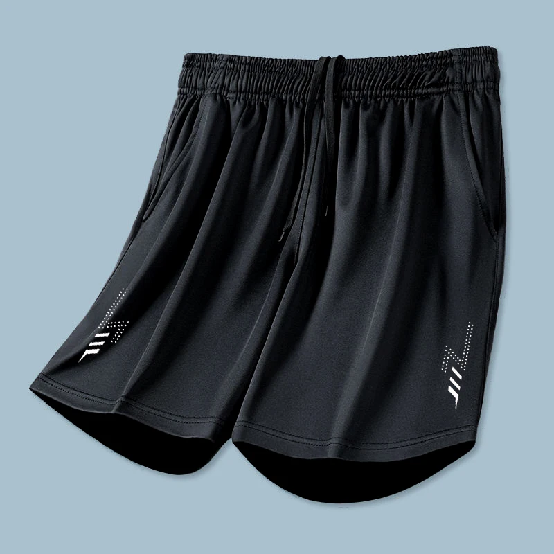 SONECHOKI Running Shorts Men Printing Loose Basketball Sport Gym Dry Fit Breathable Shorts Fitness Training Workout Bottom Male