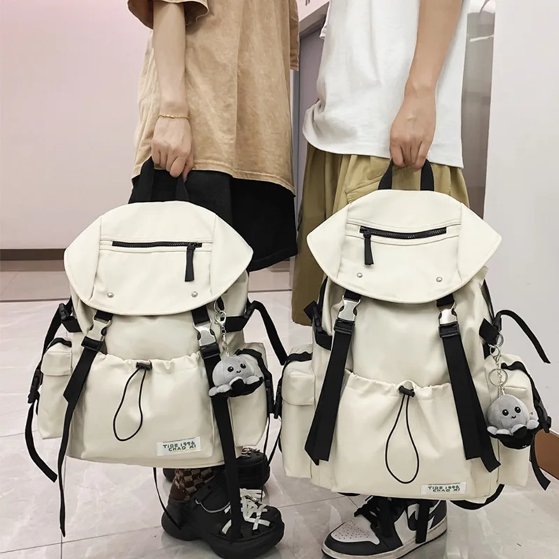 

Backpack Boys Tooling Style Large-capacity Sports Backpack Student Schoolbag Male College Student Laptop Bag