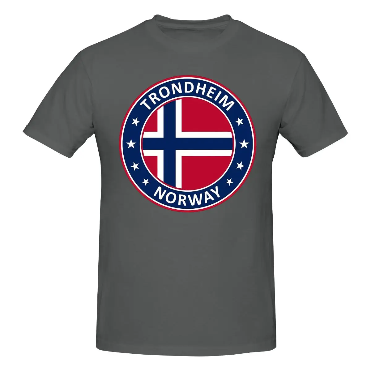 Funny Trondheim, Norway Men's T-shirt Printed Tops are loose and slim fit Women's T-shirts