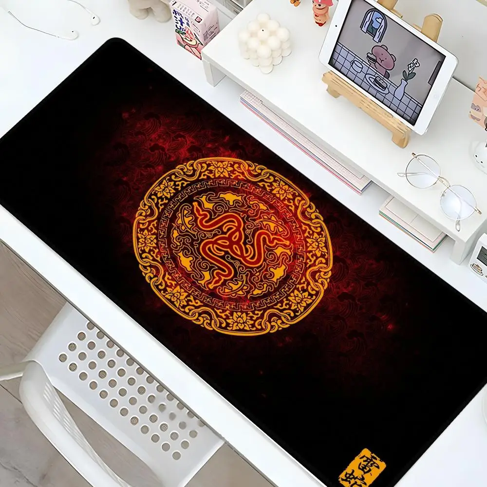RazerS Mouse Pad Gaming Locking Edge Big Computer Office Gamer Large Rubber Art Mousepad Laptop Desk Mat view 5