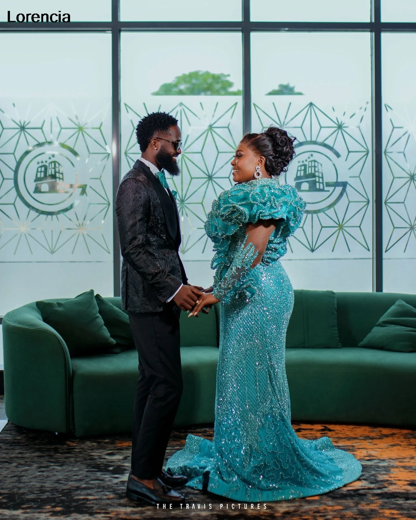 Maßgeschneidertes elegantes grünes arabisches Abendkleid Aso Ebi Kristall Perlen Frauen Langarm Hochzeitskleid Geburtstagskleid YPD232