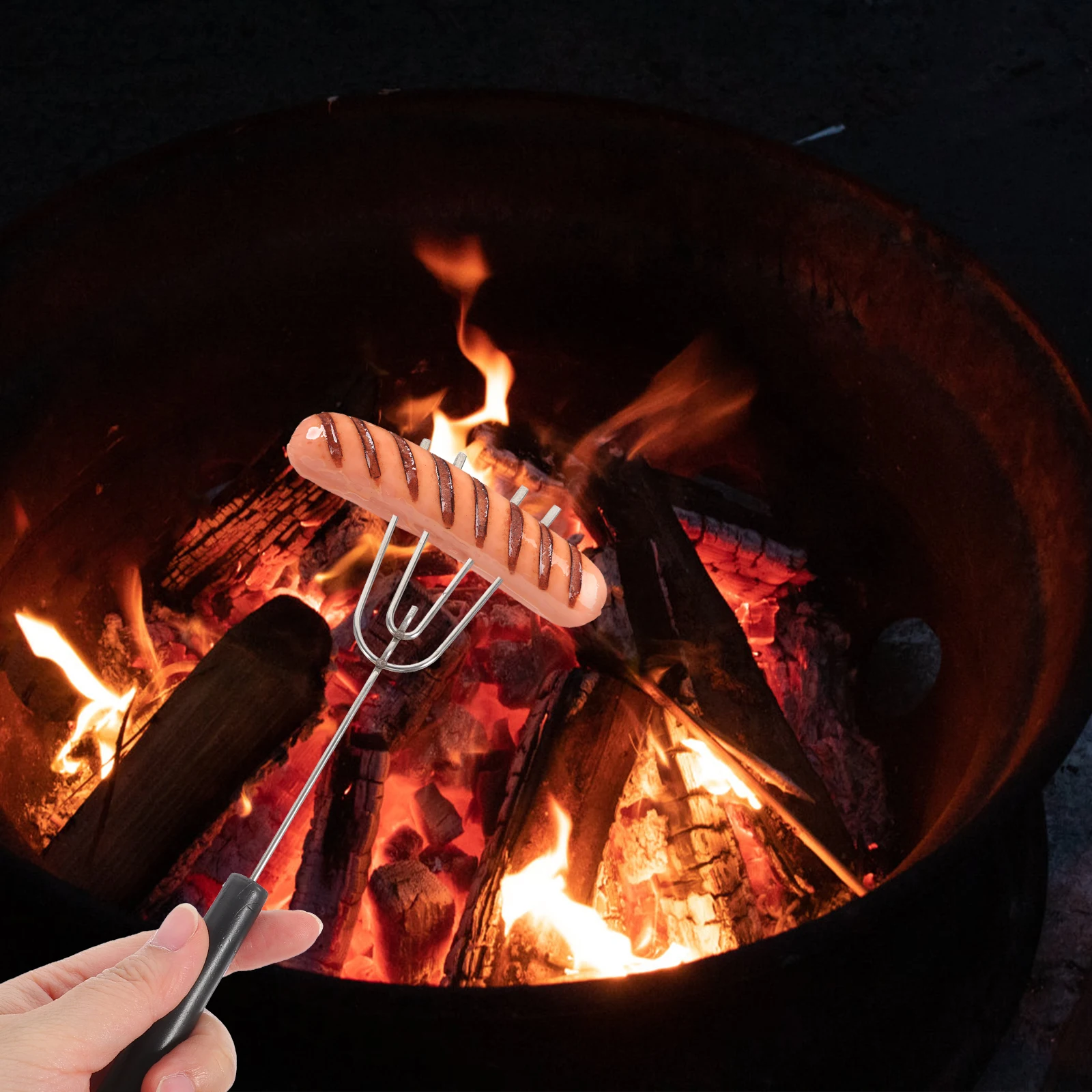 

5pcs Chocolate Forks Stainless Steel Dessert Tools Candy Spoons Dippers Fondue Set Reusable Candy Dipper Tool Practical