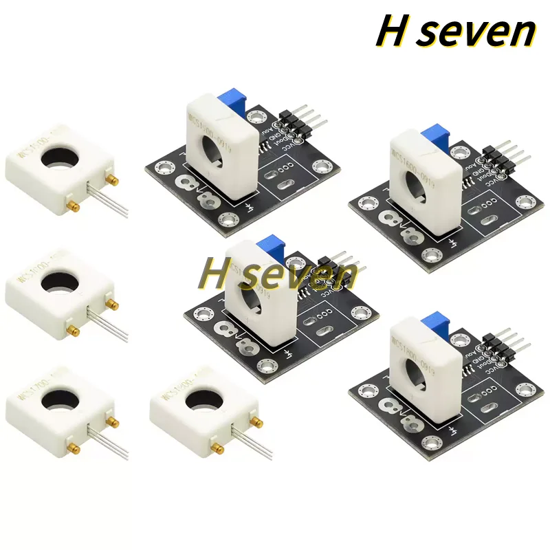 1pcs Hall Current Detection Sensor Module WCS1500 WCS1600 WCS1700 WCS1800 Short Circuit Overcurrent Detector Protection Board