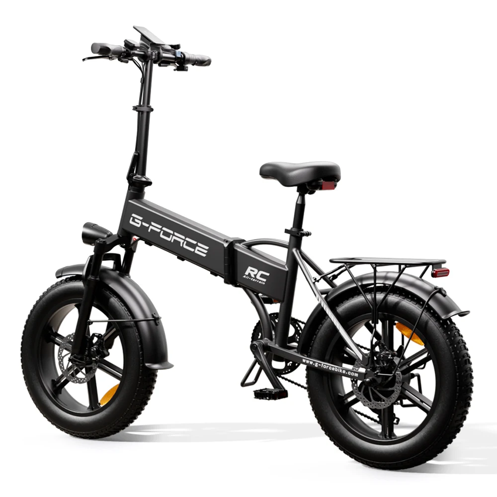 Vélo électrique adulte G-FORCE RC, moteur 750W, batterie 48V 15AH, vélo électrique pliable, pneus larges de 20 pouces, vélo électrique urbain