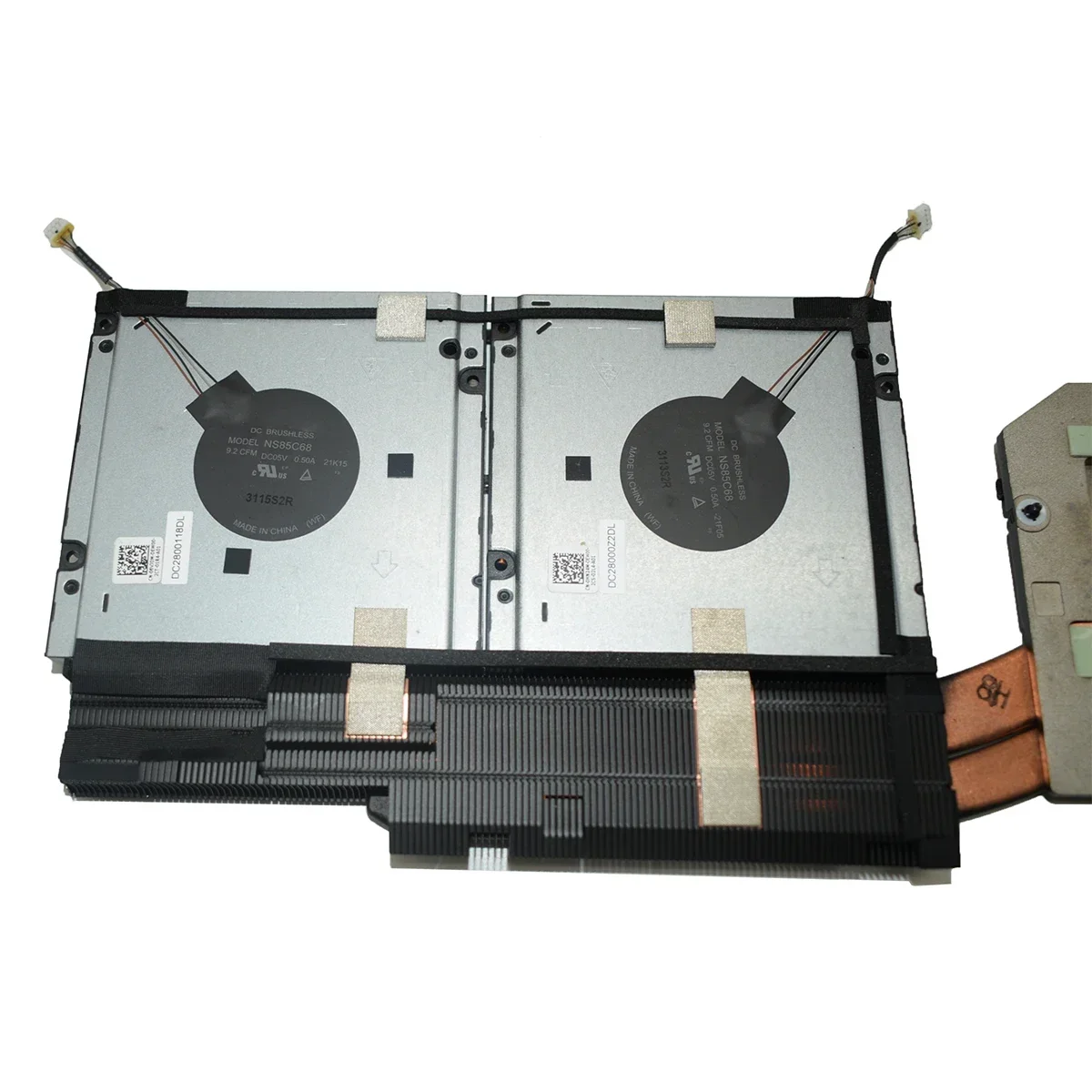 A=0KKYDY 0KKYDY Nuovo dissipatore di calore della ventola di raffreddamento per Precision 7770 M7770 7780 M7780