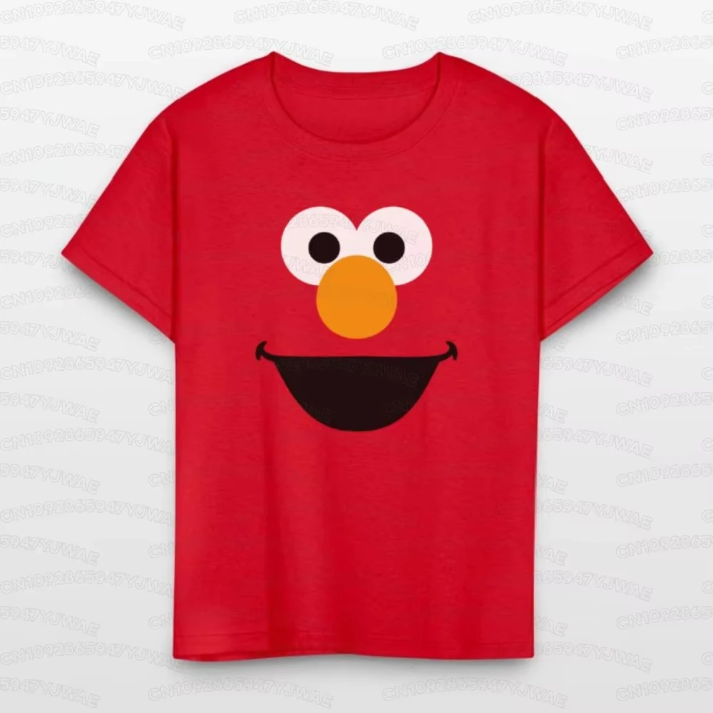 2026 New Elmer Oscar Big Bird Cookie Cute Cartoon Character Men's and Women's T-Shirts