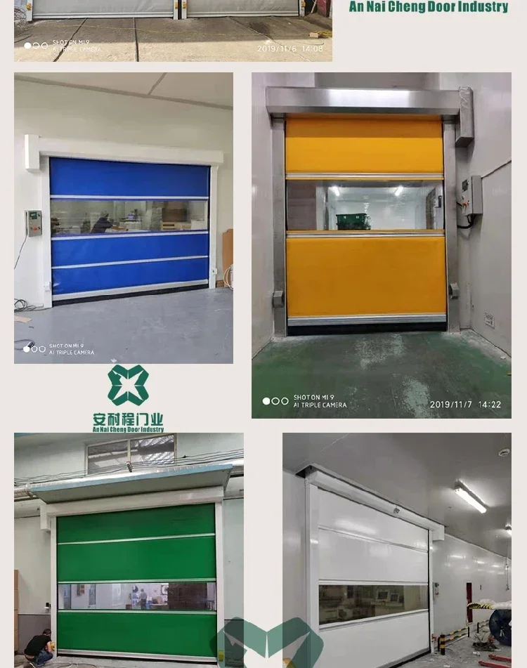 

PVC fast rolling shutter door, automatic lifting door, dust-free workshop, fast rolling door, Shanghai radar fast door