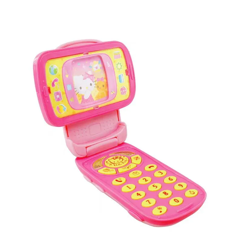 هالو كيتي لعبة أطفال محاكاة الهاتف فتاة يلعب موسيقى المنزل الغزل هاتف الفيديو KT50049 #2