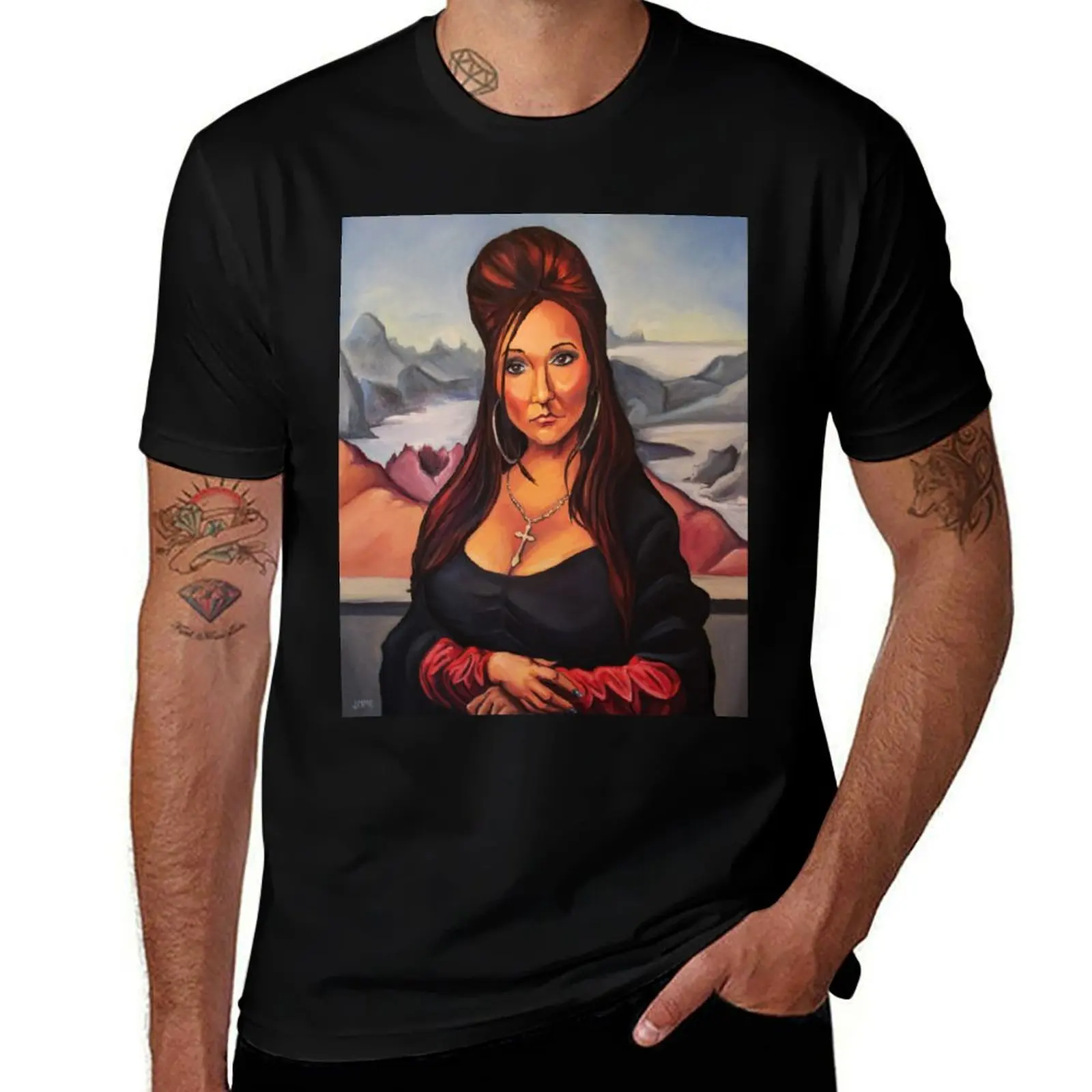 

t Mona shirt luxury tshirt man t shirt cotton man T-Shirt Snooki T-Shirt
