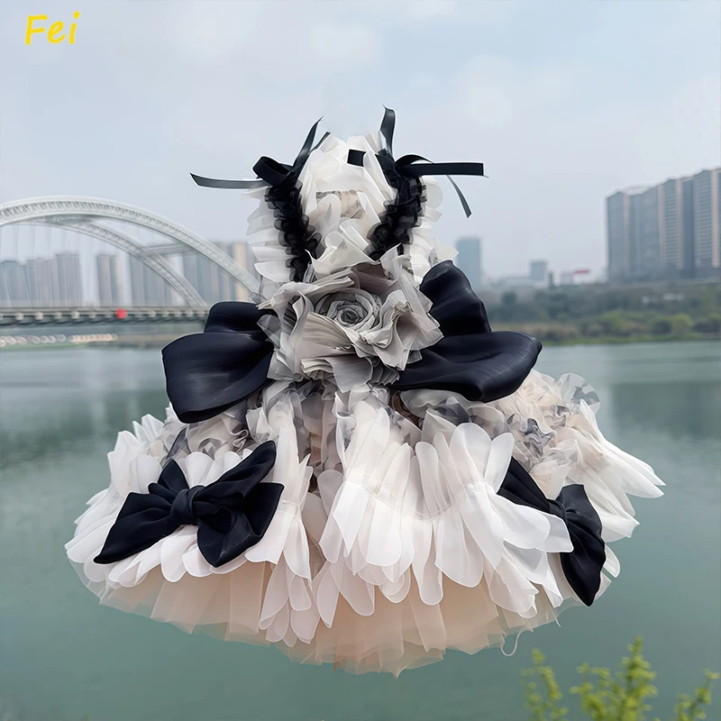 

2025 Luxury Wedding Dog Dress - Hand-stitched Chantilly Lace & Detachable Train for Toy Poodle, Chihuahua Hypoallergenic Gown
