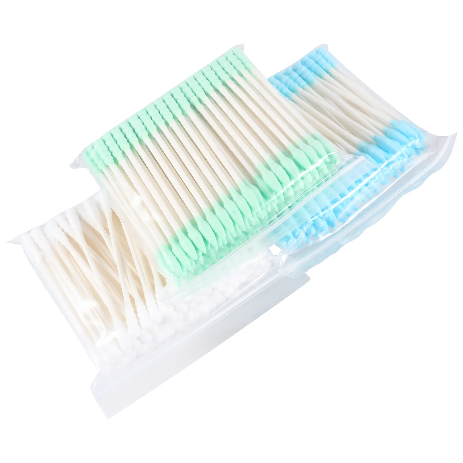 3 paquetes de hisopos de algodón para limpieza de maquillaje, herramientas de limpieza de doble cabeza, palo absorbente para niños en espiral