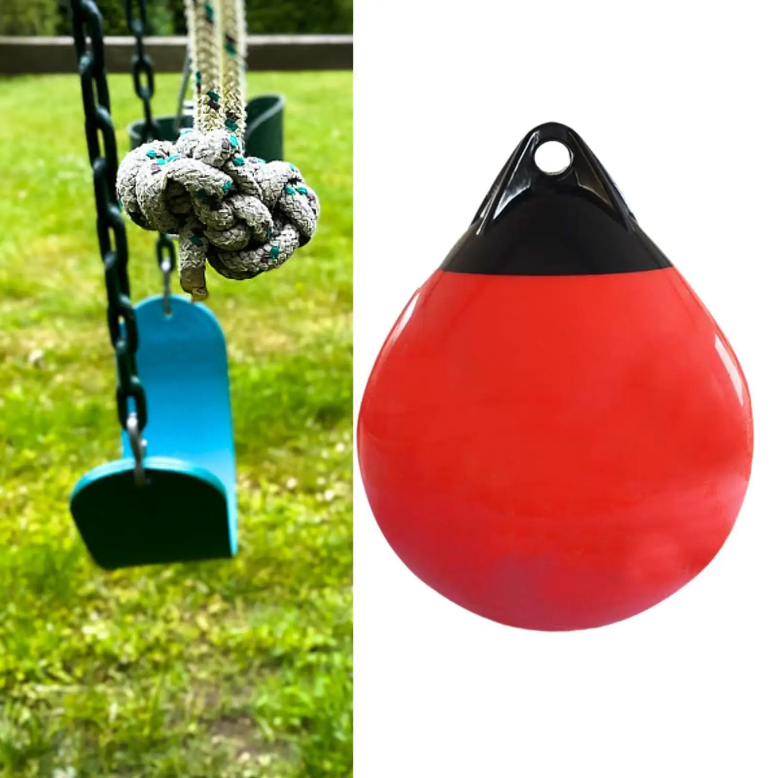 Ball Swing for Kids 15 inch Rope Swing Seat for Park Indoor Outdoor Backyard