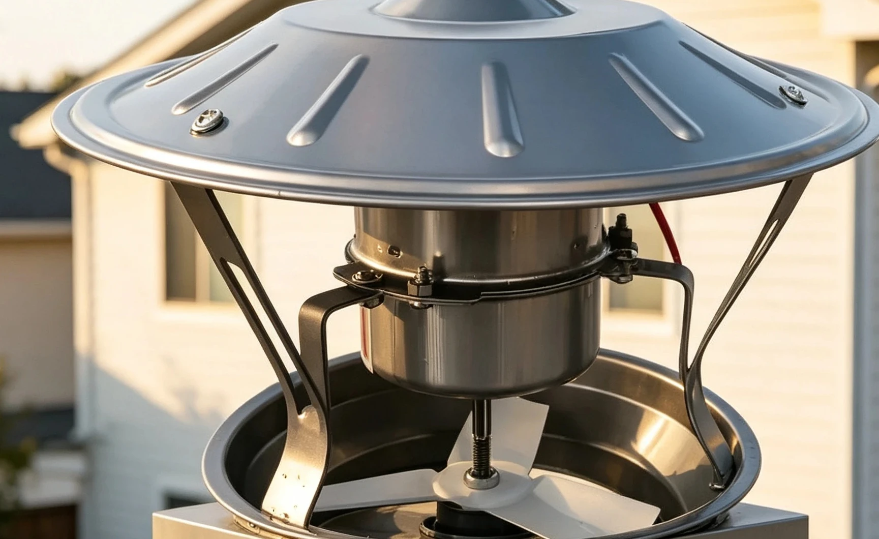 Rain & Wind Proof Chimney Cap For Household Stove Heating Ventilation Outdoor Exhaust Outlet Protective Cover Accessory