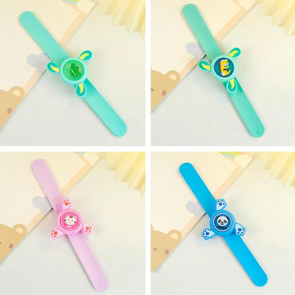 LED Bracelet  Creative Cartoon Pattern Reusable  Kids LED Light Up Bracelet Kid Toy