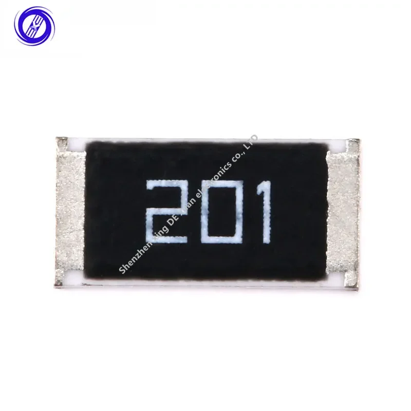 MXW 50 ชิ้น 2512 ตัวต้านทานชิป 1 วัตต์ 200 โอห์ม 200R SMD 201 5% ชุด DIY