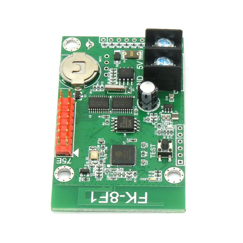 FK-8F1 Wifi Full Color LED Control Card Asynchronous Led Controller With Hub75 Port 192*64 Pixels Support Phone Sending Message
