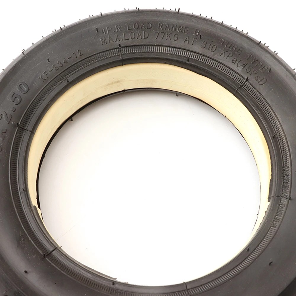 10x2.50 الإطارات الصلبة 10 بوصة إطارات دون أنابيب ل سكوتر كهربائي جيب دراجة عجلات سكوتر ذاتية التوازن