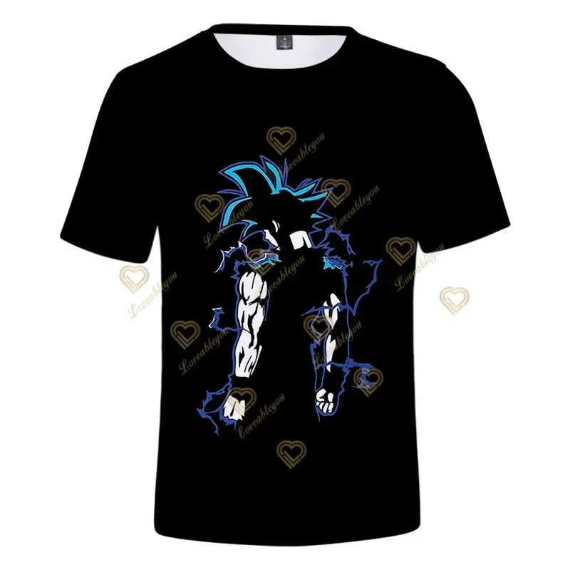 Dragon Ball Summer Fashion 3D Print T Shirts for Men Casual O-Neck Short Sleeve Oversized T-shirts Streetwear Anime Loose Tops