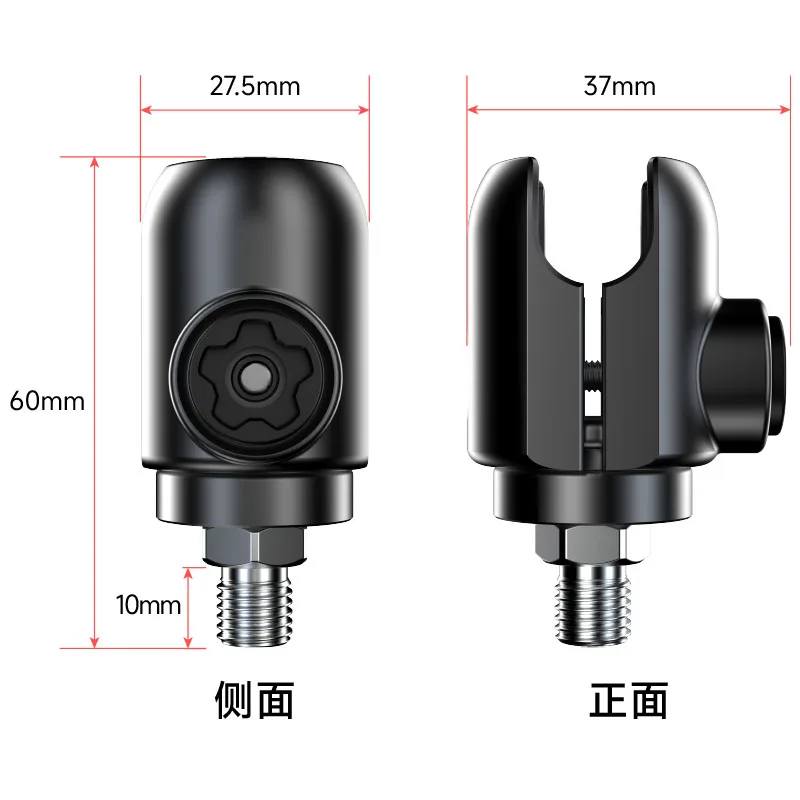 Motorcycle Holder Extension Handlebar Hoop Ball head Base Sports Camera Quick Disassembly Anti-theft for Navigation screen Phone
