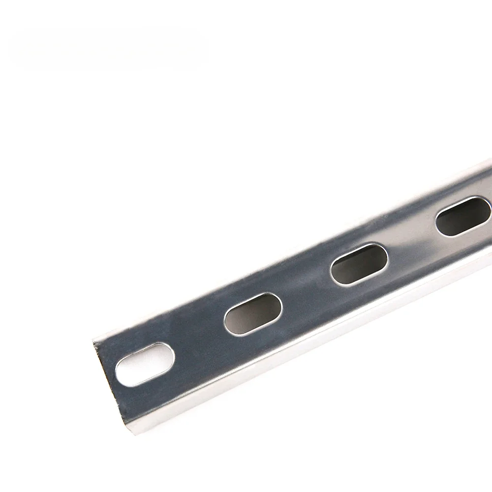 

High quality hot dip galvanized C section of photovoltaic support Galvanized Steel Profile Solar Bracket System