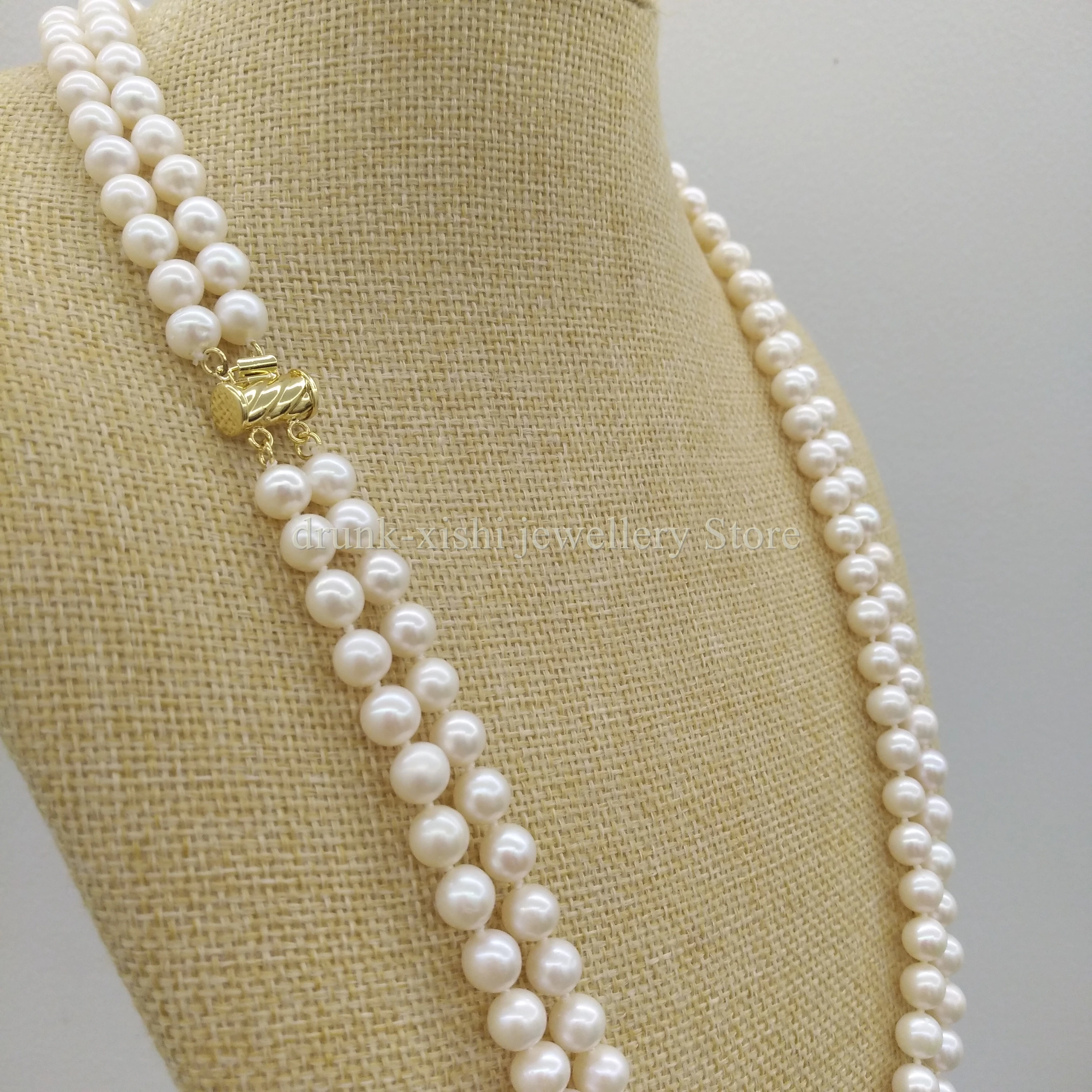 Imagem -05 - South Sea White Real Nice Round Pearl Necklace Beautiful Aaa Mais 8-9 mm 35 Natural