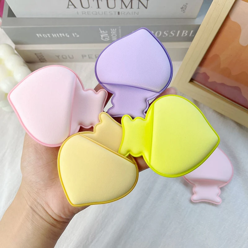 1 قطعة وسادة هوائية صغيرة منتفخة الأساس - حجم صغير إصبع نفخة مسحوق الإسفنج للوجه المخفي BB كريم أداة ماكياج التجميل