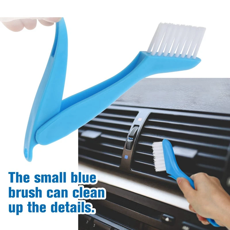 7Pcs Air Conditioner Fin Cleaner Set, Ac Fin Comb Condenser Fin Straightener Brush, Air Conditioner Repair Clean Tool Durable