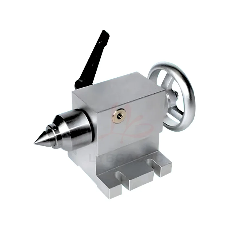 New Condition 65mm CNC Rotary Axis Short Tailstock Movable Waterproof Tailstock Center Height
